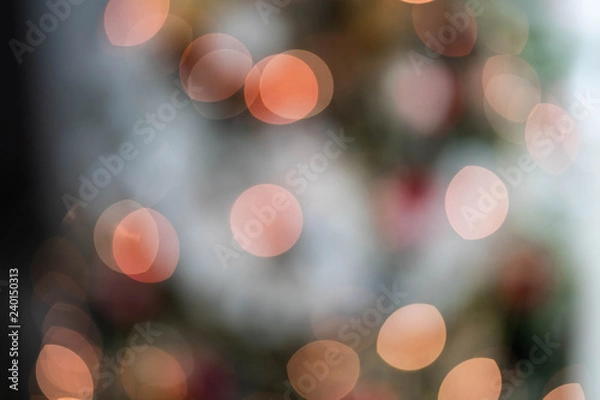 Obraz Bokeh Lights With Fog Effect