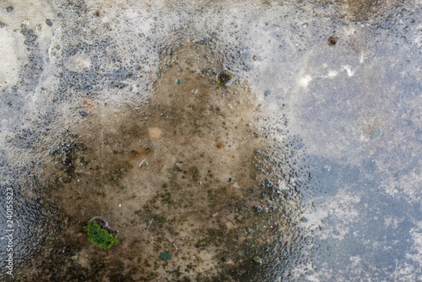 Obraz wet and moldy Granite table texture