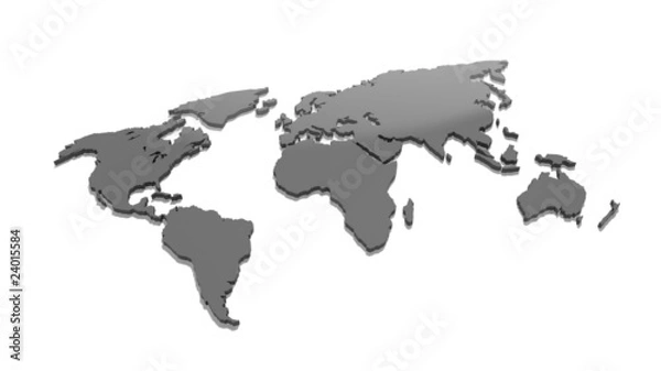 Fototapeta planisphère