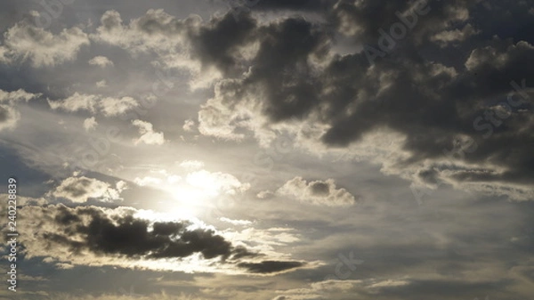 Obraz dramatic sky and clouds
