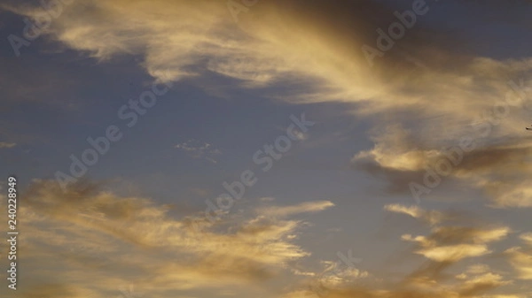 Obraz dramatic sky with clouds