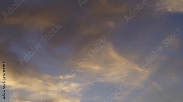 Obraz dramatic sky with clouds