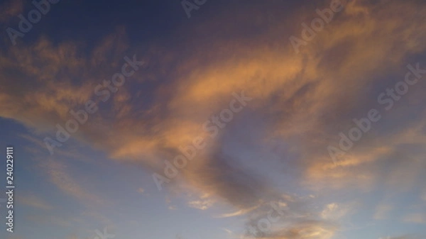 Obraz dramatic sky with clouds