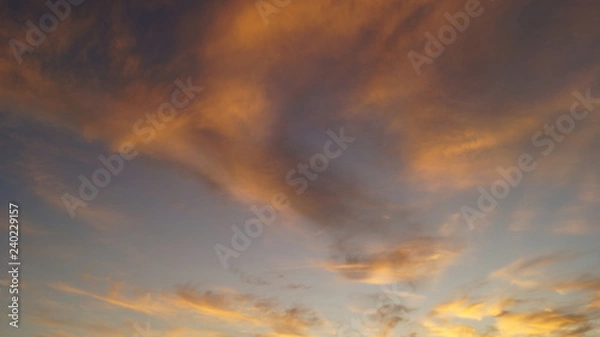 Obraz sunset in the sky