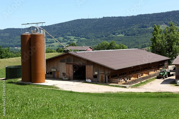 Obraz Ferme agricole en Franche-Comté