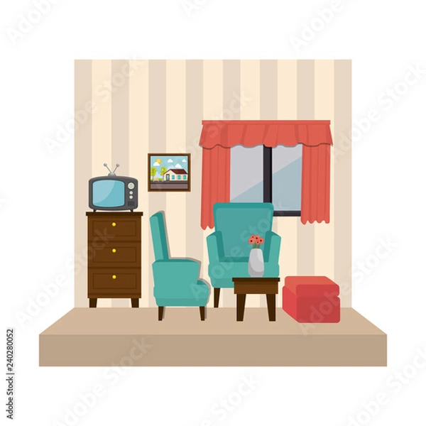 Fototapeta living room house place