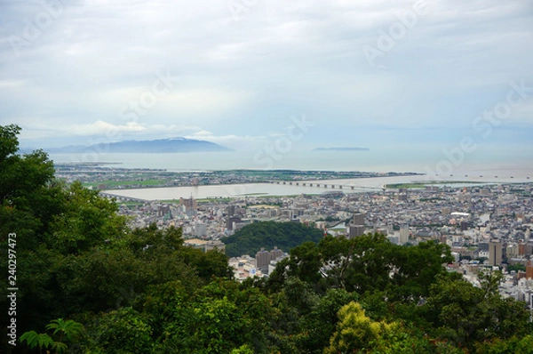 Obraz 徳島県・眉山からの眺め