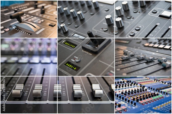 Obraz Mischpult