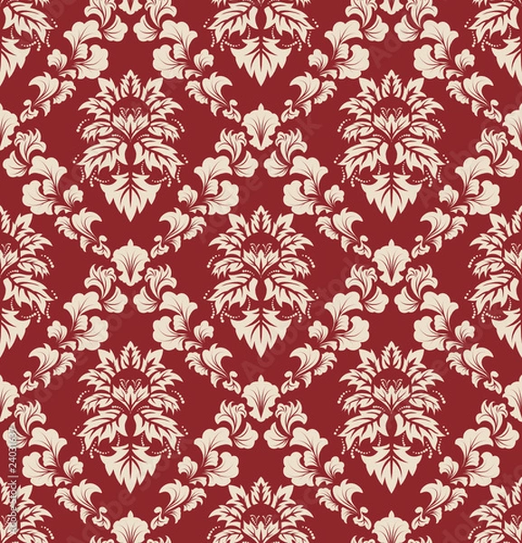 Fototapeta damask seamless background