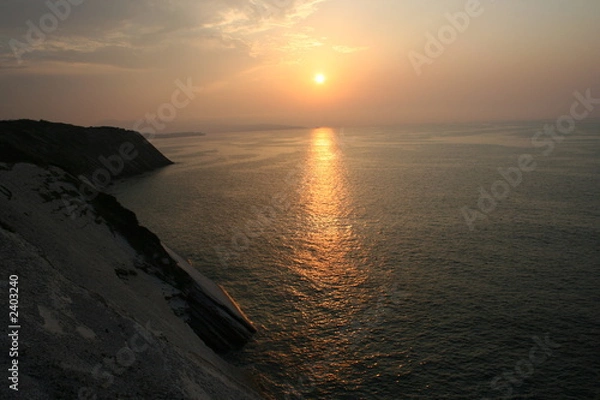 Obraz coucher de soleil sur l'océan