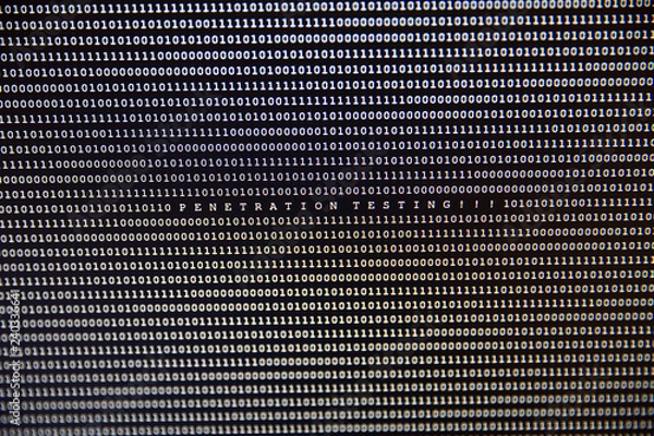 Fototapeta Concept on Penetration testing