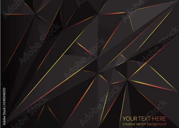 Obraz Low poly abstract background