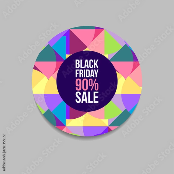 Obraz Sale label on color paper 