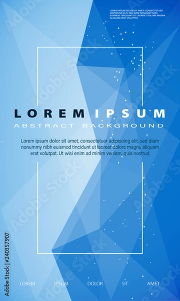 Obraz Abstract blue background