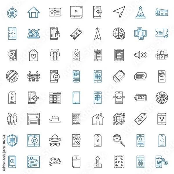 Obraz site icons set
