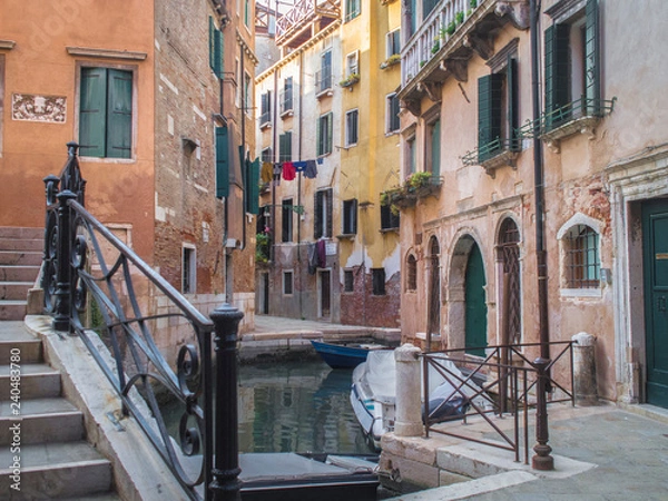 Obraz イタリアのベニスの街並み