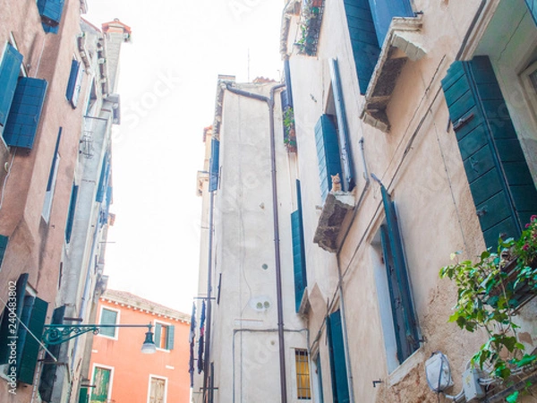 Obraz イタリアのベニスの街並み