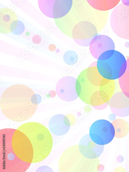 Fototapeta bubbles abstract background