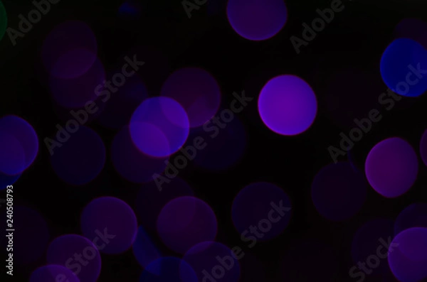 Obraz purple bokeh absract soft light 