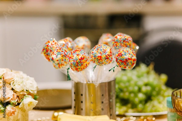 Fototapeta candy bouquet