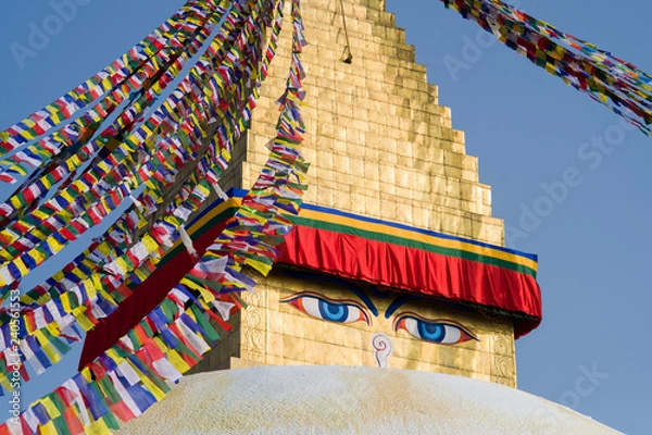 Obraz boudhanath stupa nepal