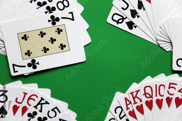 Obraz bridge playing - all four hands