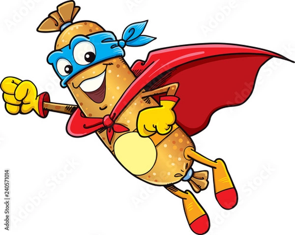 Fototapeta Sausage superhero