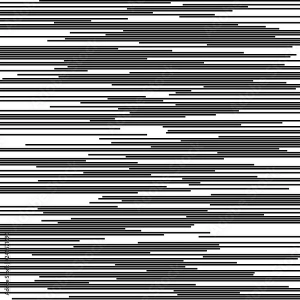 Obraz horizontal black lines on white background