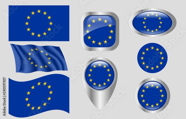 Fototapeta Flag of Europe