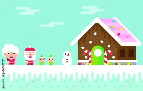 Obraz Village de noel