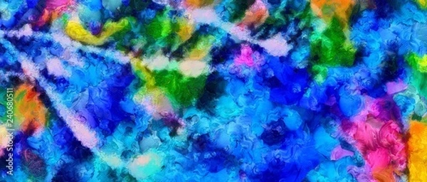 Fototapeta Abstract grunge texture background. Stock abstraction art on canvas. Realistic digital painting. Amazing simple design pattern for backdrop.