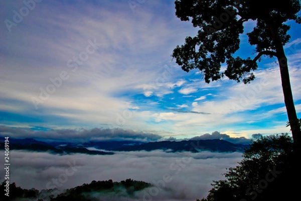 Obraz Kaeng Krachan sea fog