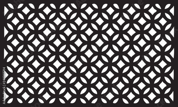 Fototapeta Decorative grille segment