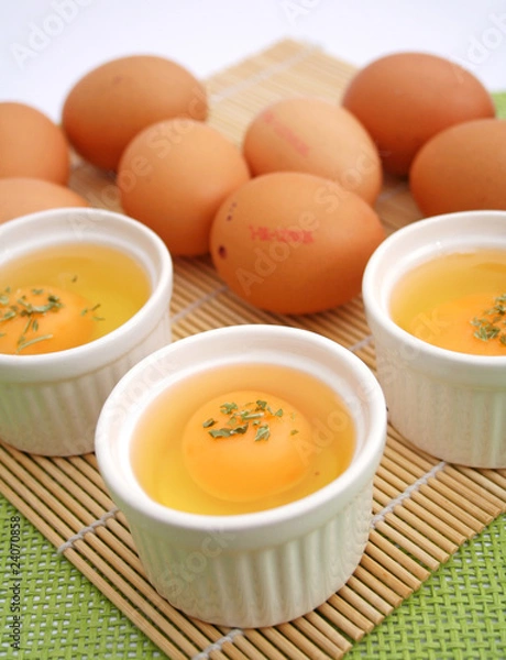 Fototapeta Rohe Eier