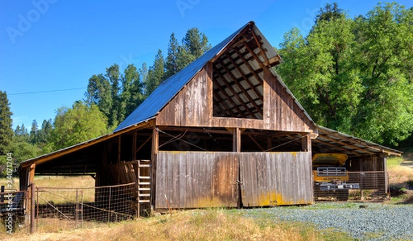 Obraz Old Barn in California