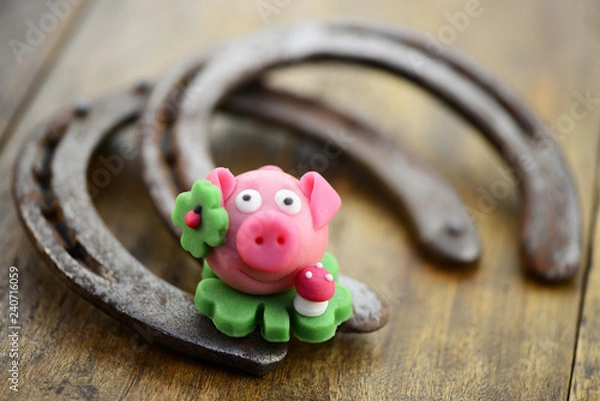 Obraz Glücksschwein