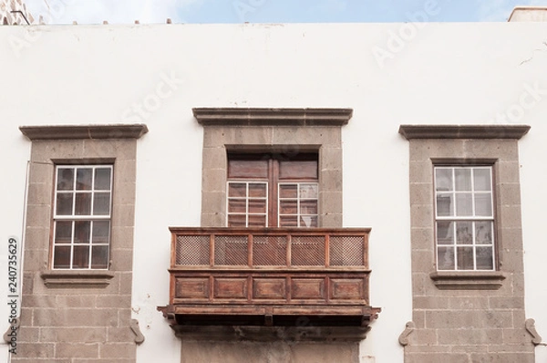 Obraz wooden balcony1