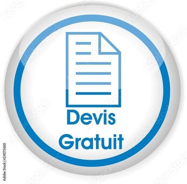 Fototapeta bouton devis gratuit