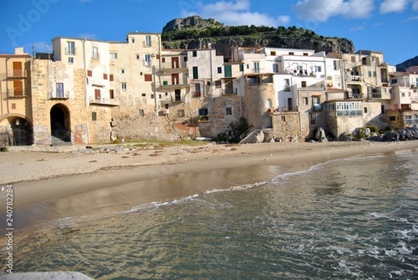 Fototapeta Case sulla spiaggia
