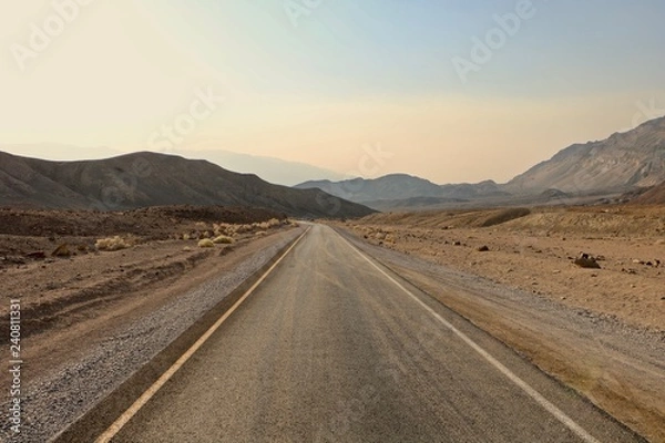 Obraz road in desert