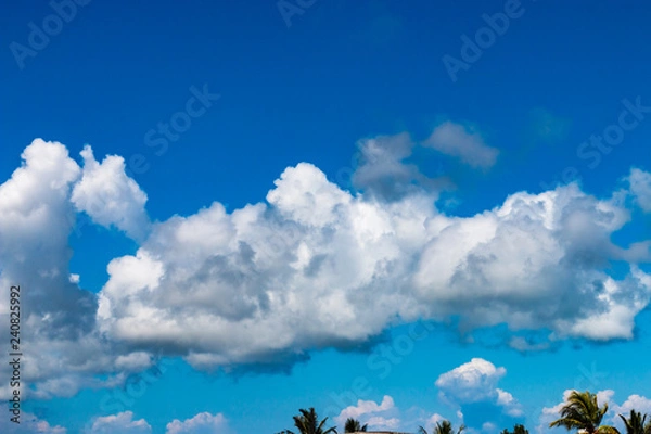 Obraz blue sky and clouds 011