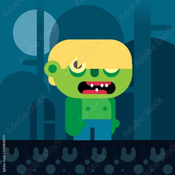 Obraz zombie blond adolescent