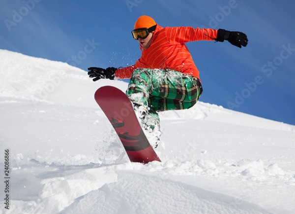 Obraz Snowboarder