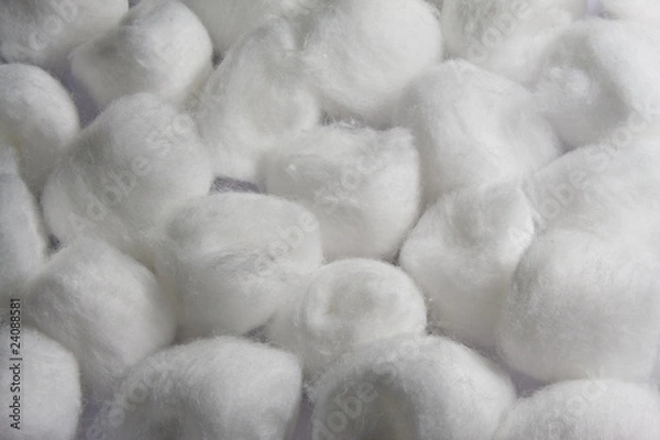 Fototapeta Cotton ball pattern