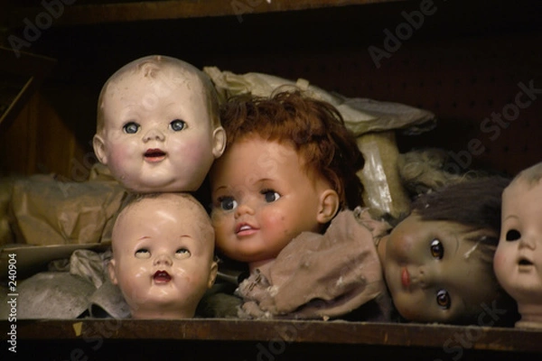 Obraz dolls heads