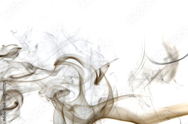 Obraz abstract smoke on white background