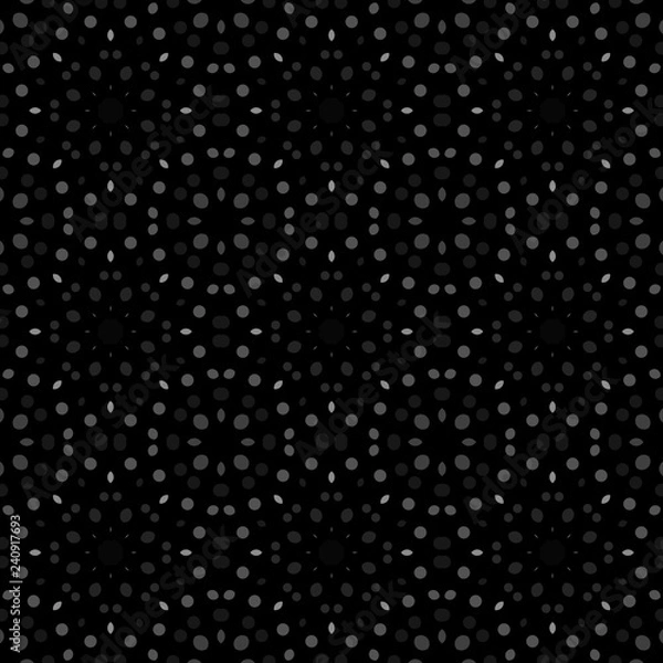 Fototapeta Seamless abstract pattern background with a variety of colored circles.