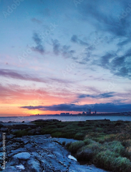 Obraz The horizon at the end of the day.