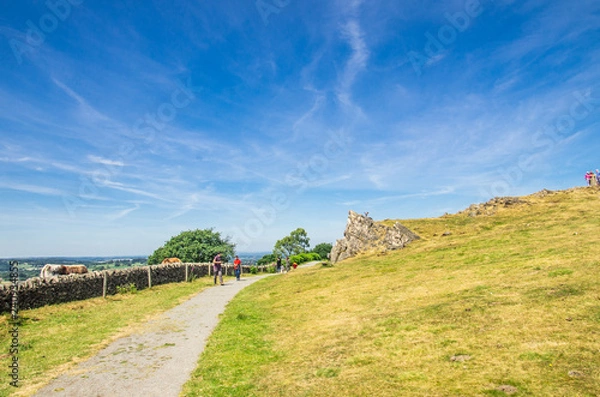 Obraz landscape blue sky and rock