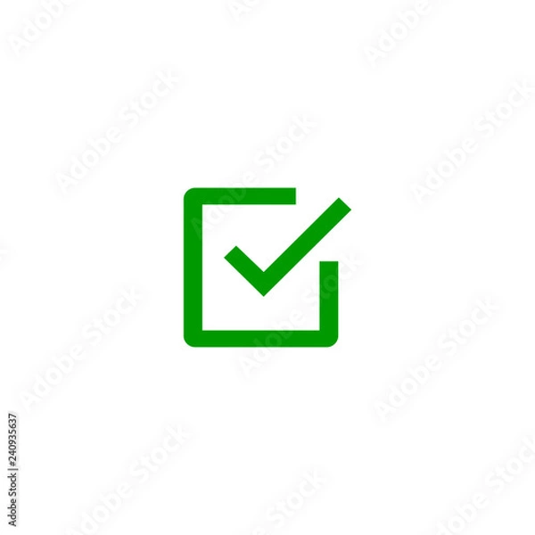 Fototapeta check box symbol
